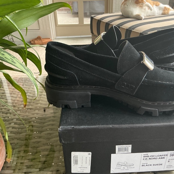 RAG AND BONE SHILOH SUEDE LOAFER SIZE 39 (9) - Picture 3 of 5